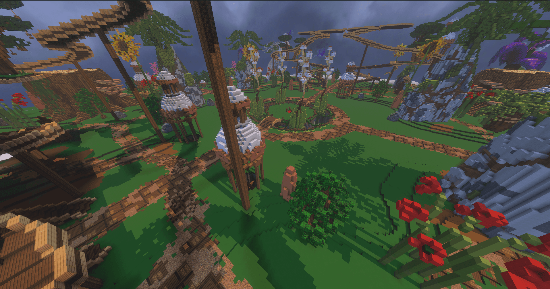 La Warzone — Un immense spawn avec des builds épiques. Explorez, combattez et dominez.