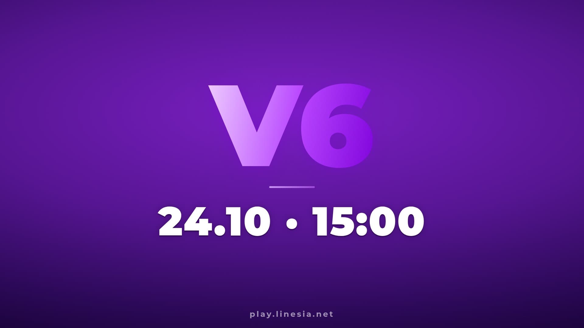 V6 arrives on Saturday October 24